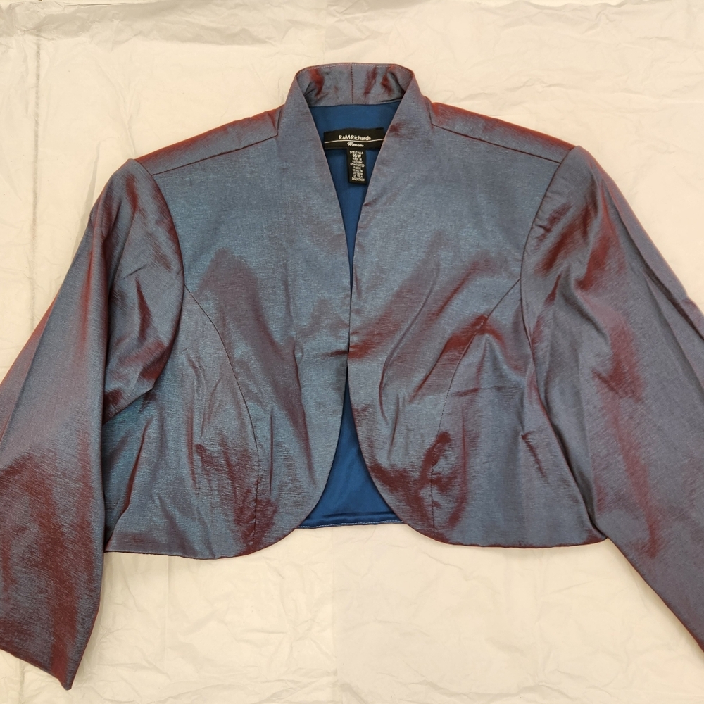 Color-shifting Cropped Jacket